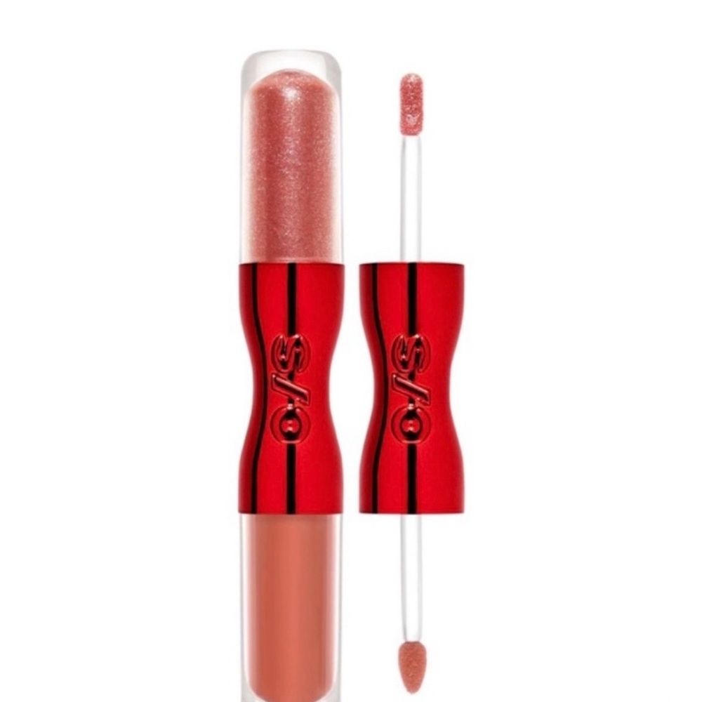ONE/SIZE Lip Snatcher Duo, in No Speed Limit, Liquid Lipstick+Shimmer Lip Gloss